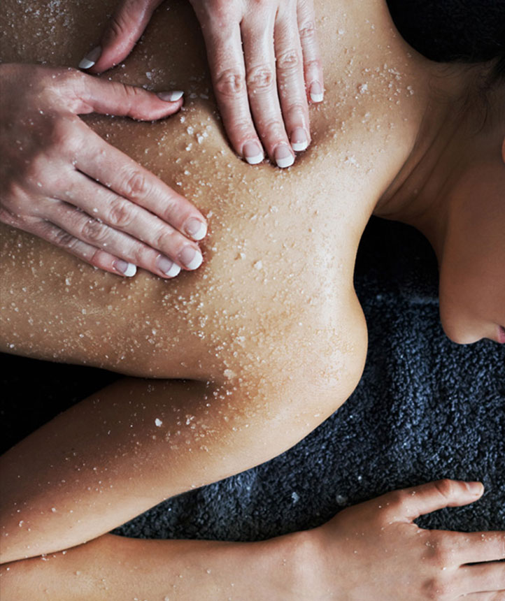 lady getting a massage