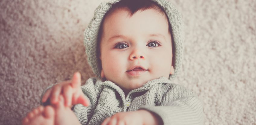 Organic baby range for this cute baby!